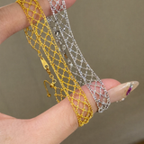 AG Collective Jewelry – Ethereal Mesh Bracelet (Gold / Silver)