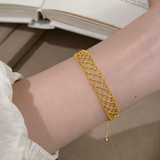 AG Collective Jewelry – Ethereal Mesh Bracelet (Gold / Silver)