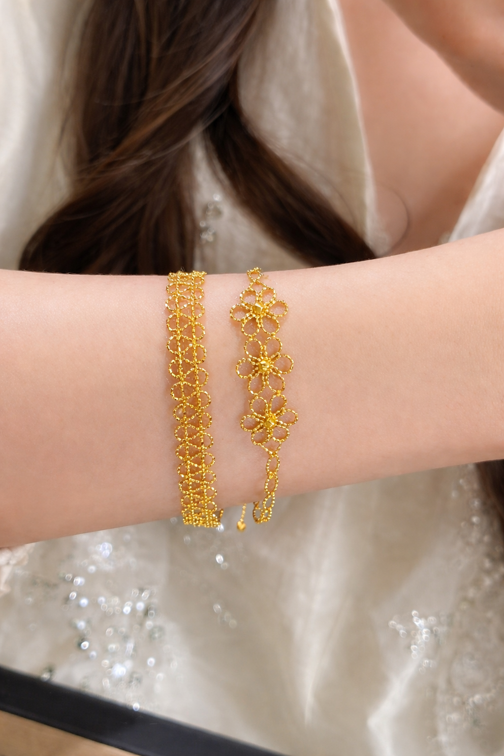 AG Collective Jewelry – Blossom Grace Bracelet (Gold / Silver)