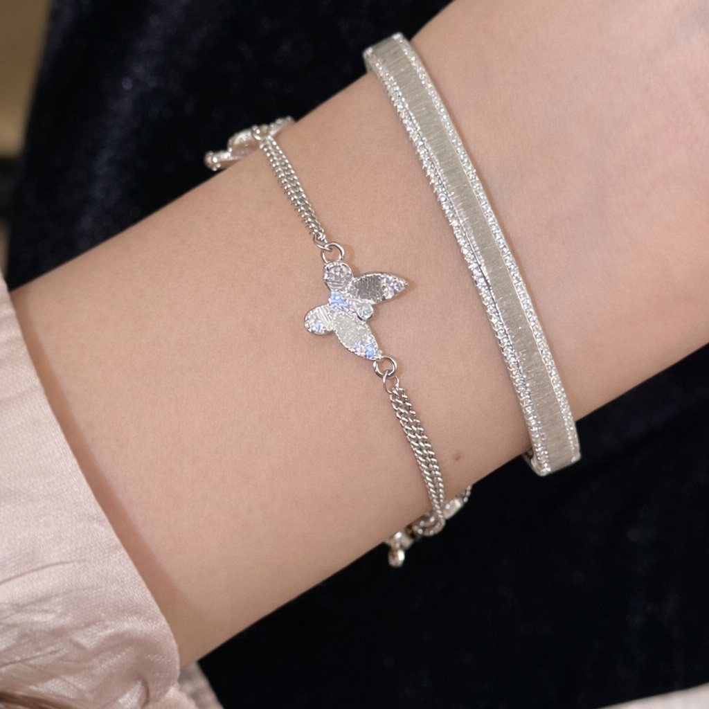 AG Collective Jewelry – Flutter Luxe Bracelet (Gold / Silver)