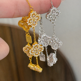 AG Collective Jewelry – Crystal Clover Bracelet (Gold / Silver)