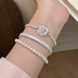 AG Collective Jewelry – Rosé Lumière Tennis Bracelet (Gold / Silver)