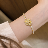 AG Collective Jewelry – Rosé Lumière Tennis Bracelet (Gold / Silver)
