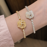 AG Collective Jewelry – Rosé Lumière Tennis Bracelet (Gold / Silver)