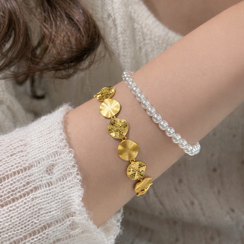 AG Collective Jewelry – Mosaic Lumière Bracelet (Gold / Silver)