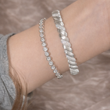 AG Collective Jewelry – Regal Tennis Link Bracelet (Gold / Silver)