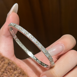AG Collective Jewelry – Fleur d’Élégance Silver Bangle