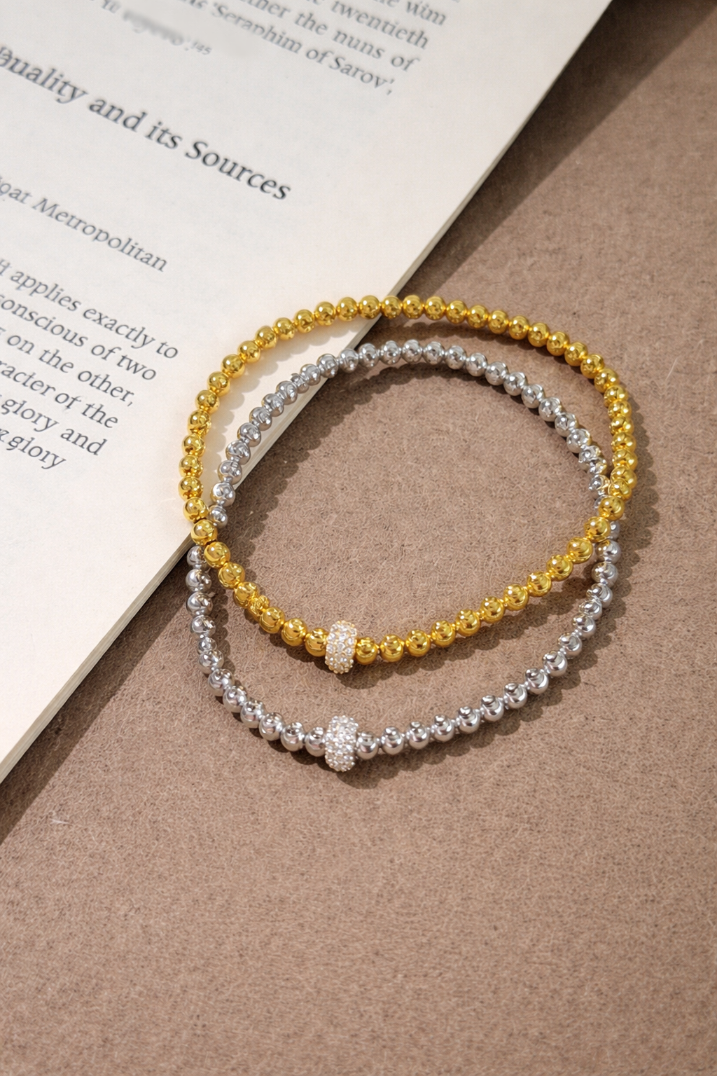 AG Collective Jewelry – Aurora Bead Bracelet (Gold / Silver)