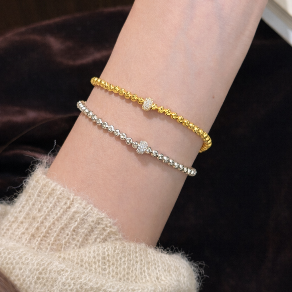 AG Collective Jewelry – Aurora Bead Bracelet (Gold / Silver)