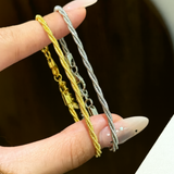 AG Collective Jewelry – Luminé Dual-Tone Silk Chain Bracelet