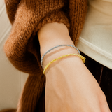 AG Collective Jewelry – Luminé Dual-Tone Silk Chain Bracelet