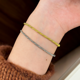 AG Collective Jewelry – Luminé Dual-Tone Silk Chain Bracelet