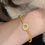 AG Collective Jewelry – Infinity Halo Bead Bracelet (Gold / Silver)