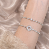 AG Collective Jewelry – Infinity Halo Bead Bracelet (Gold / Silver)