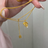 AG Collective Jewelry – Verdant Grace Leaf Necklace