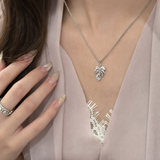 AG Collective Jewelry – Verdant Grace Leaf Necklace