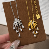 AG Collective Jewelry – Golden Bloom Cascade Necklace
