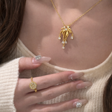AG Collective Jewelry – Golden Bloom Cascade Necklace