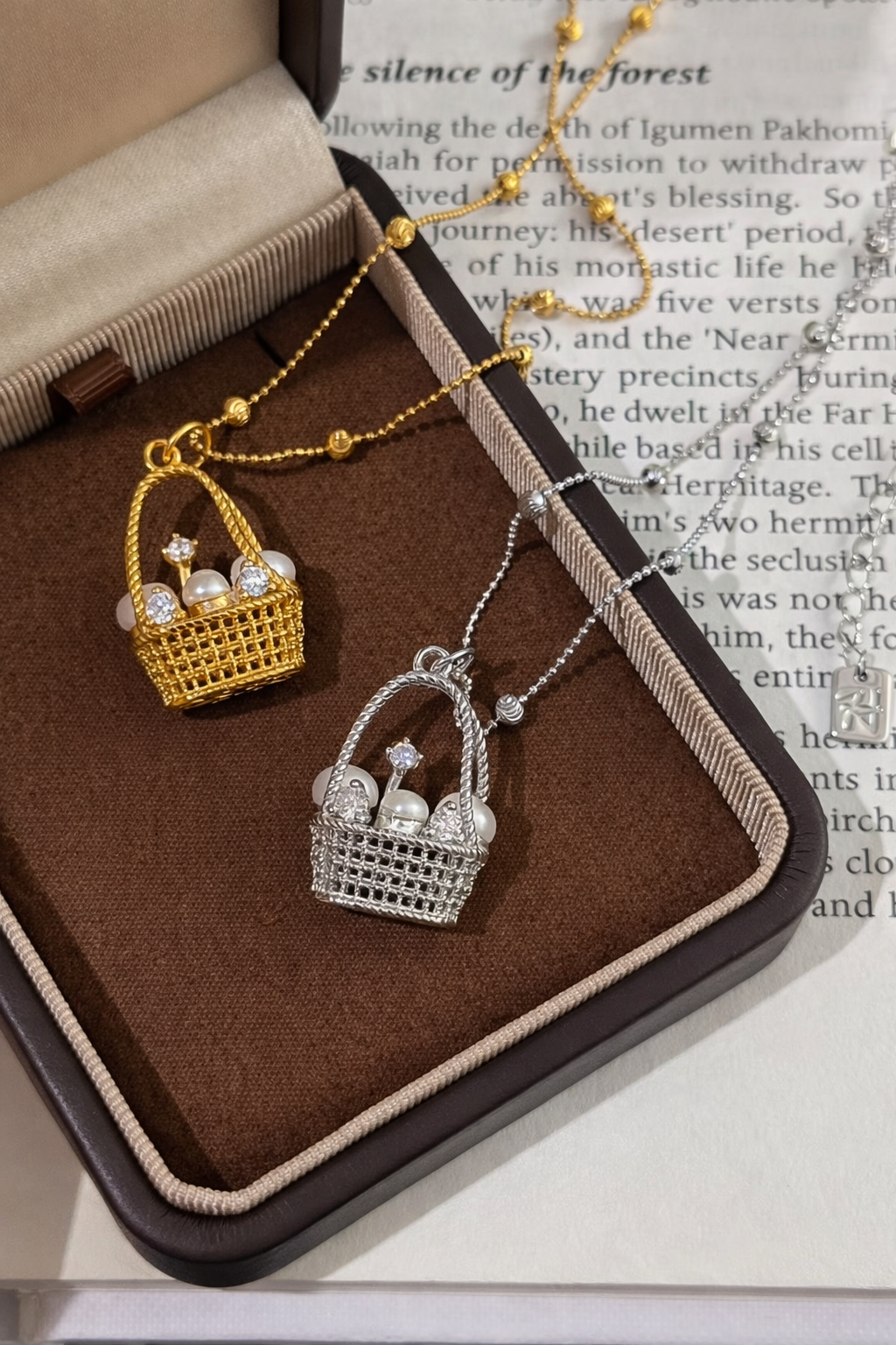 AG Collective Jewelry – Treasure Keepsake Basket Necklace