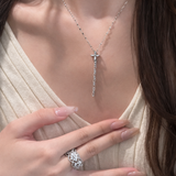 AG Collective Jewelry – Celestial Grace Cross Lariat Necklace
