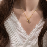 AG Collective Jewelry – Scarlet Lock Heart Necklace
