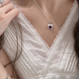 AG Collective Jewelry – Scarlet Lock Heart Necklace