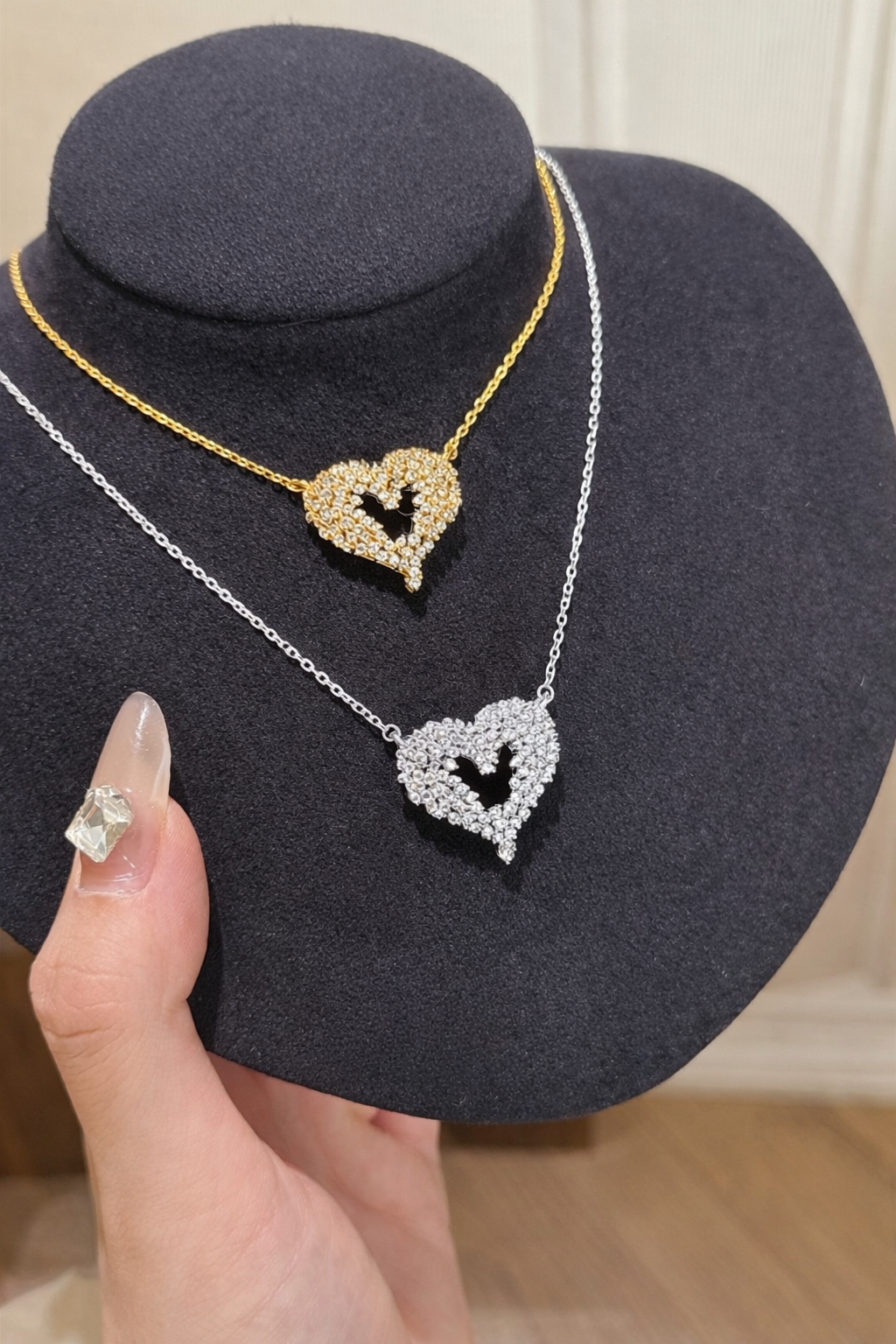 AG Collective Jewelry – Celestial Embrace Heart Necklace