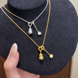 AG Collective Jewelry – Prosperity Gourd Trinity Necklace