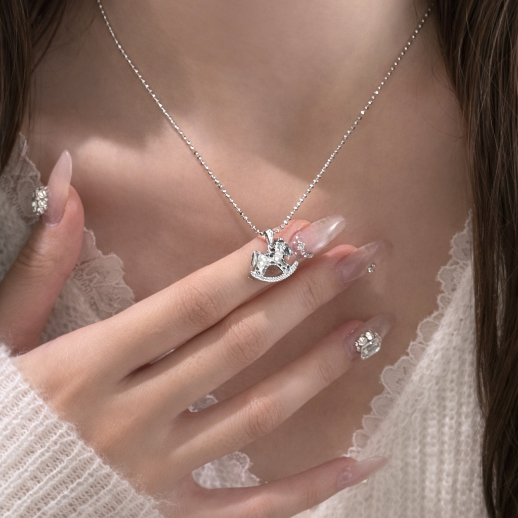AG Collective Jewelry – Golden Heirloom Rocking Horse Necklace