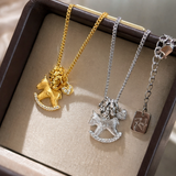 AG Collective Jewelry – Cherished Journey Rocking Horse Charm Necklace