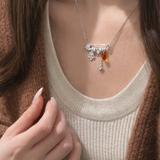 AG Collective Jewelry – Fortune Keepsake Safety Pin Charm Necklace