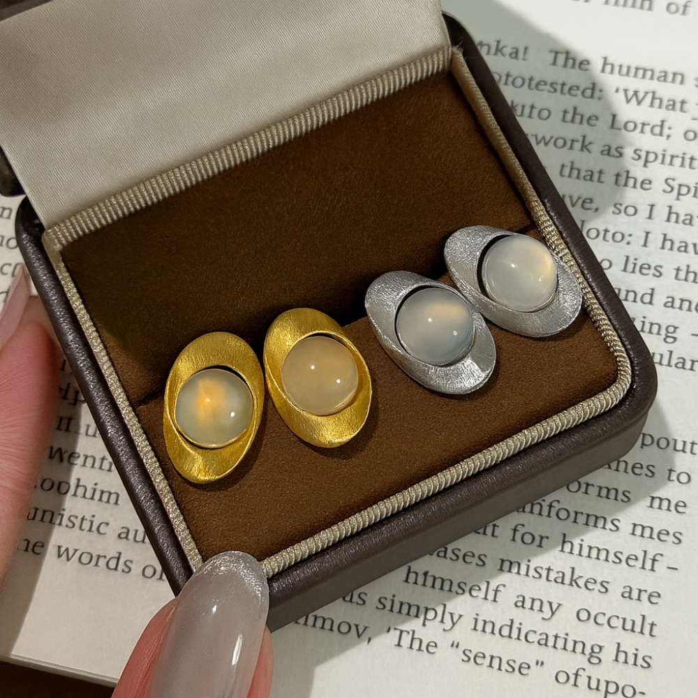 AG Collective Jewelry – Luminara Orbit Stud Earrings