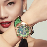 NSquare Snake Queen Automatic Swarovski Crystal Limited Edition Women's Watch - N11.3