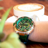 NSquare Snake Queen Automatic Swarovski Crystal Limited Edition Women's Watch - N11.3