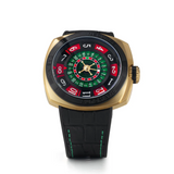 NSquare Casino Limited Edition Black Rubber Strap Men's Watch N17.17