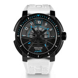 NSquare Propeller Automatic Limited Edition White Rubber Strap Men's Watch - N26.3
