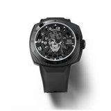 NSquare Nickpuck Black Rubber Strap Men's Watch - N29.2