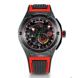 NSquare Racermatic Black Rubber Strap Men's Watch - N38.1