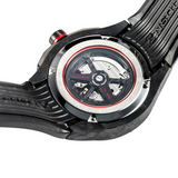 NSquare Racermatic Black Rubber Strap Men's Watch - N38.1