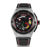 NSquare Racermatic Black Rubber Strap Men's Watch - N38.2
