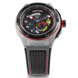 NSquare Racermatic Black Rubber Strap Men's Watch - N38.2