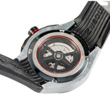 NSquare Racermatic Black Rubber Strap Men's Watch - N38.2