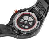 NSquare Racermatic Black Rubber Strap Men's Watch - N38.3