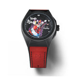NSquare King Skull Limited Edition Leather with Rubber Strap Men's Watch - N43.1