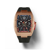 NSquare Gale Chaser Black Silicone Strap Men's Watch - N47.2