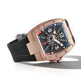 NSquare Gale Chaser Black Silicone Strap Men's Watch - N47.2