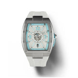 NSquare Gale Chaser White Silicone Strap Men's Watch - N47.3