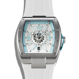 NSquare Gale Chaser White Silicone Strap Men's Watch - N47.3