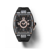 NSquare Gale Chaser Black Silicone Strap Men's Watch - N47.4