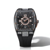 NSquare Gale Chaser Black Silicone Strap Men's Watch - N47.4